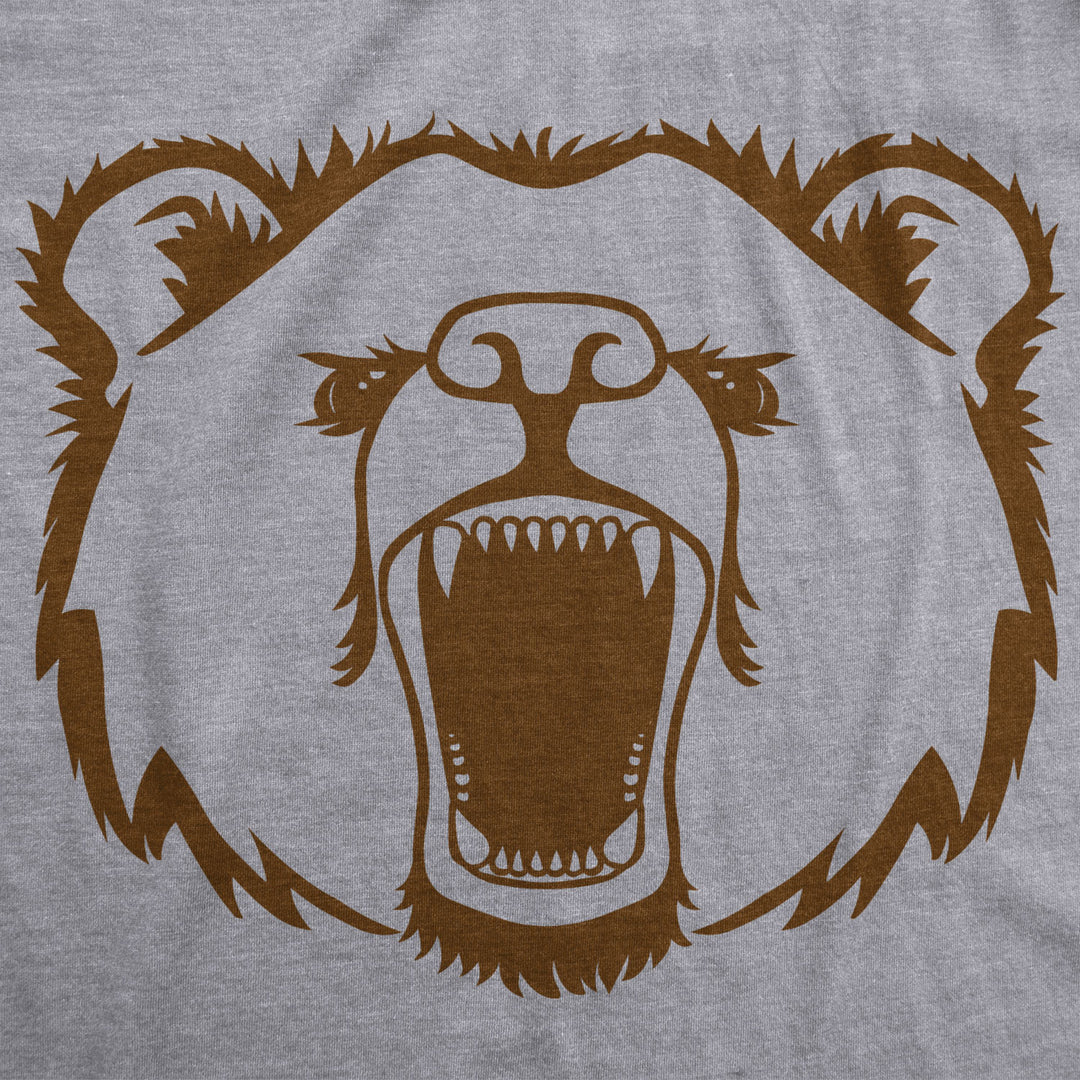 Ask Me About My Angry Bear T Shirt Funny Bear Flip Shirt Bears Flipover Tee Image 4