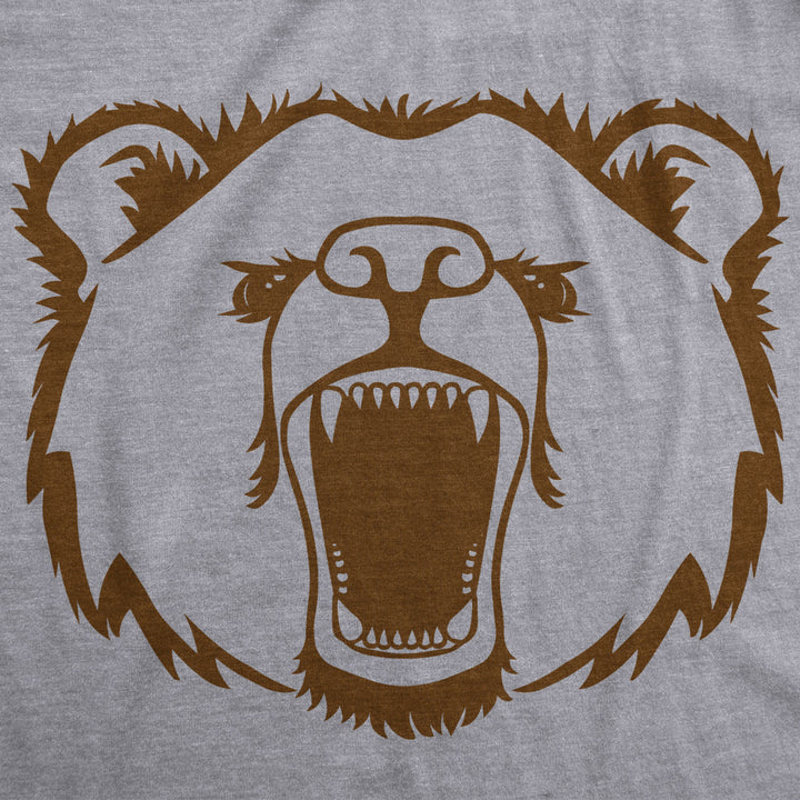 Ask Me About My Angry Bear T Shirt Funny Bear Flip Shirt Bears Flipover Tee Image 4