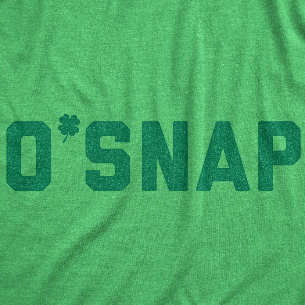 Mens O Snap T Shirt Funny Shamrock Saint Patricks Day Irish St Patty Tee for Him Image 2