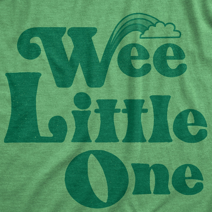 Maternity Wee Little One Tshirt Funny Pregnancy St Patricks Day Leprechaun Tee Image 2