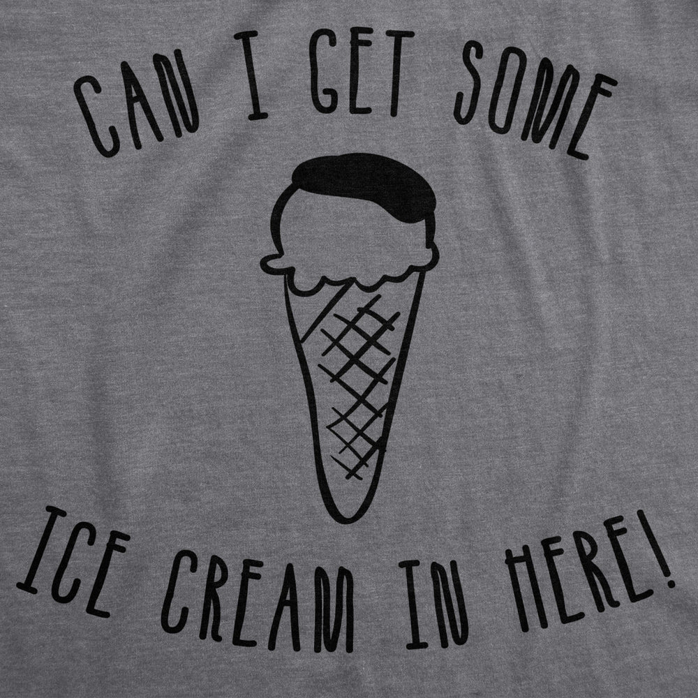 Maternity Can I Get Some Ice Cream In Here Funny Announce Pregnancy T shirt Image 2