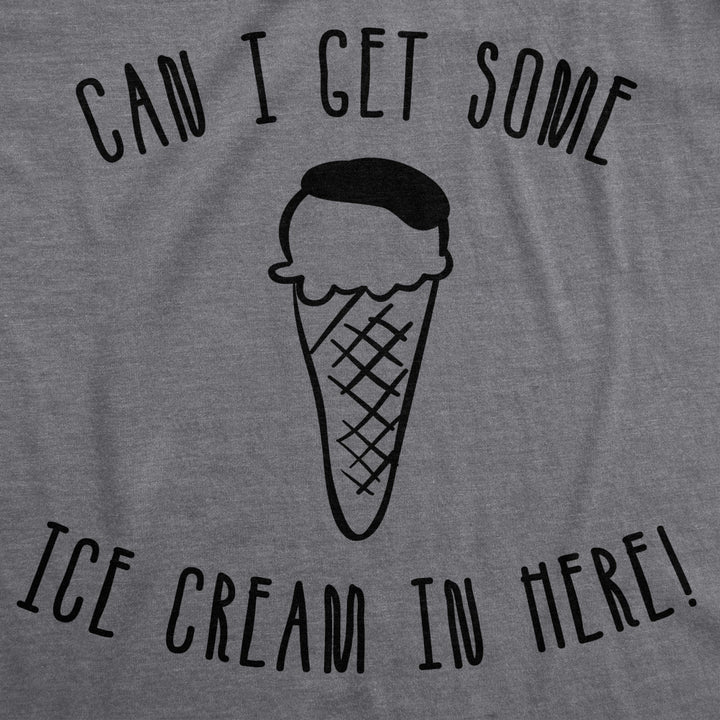 Maternity Can I Get Some Ice Cream In Here Funny Announce Pregnancy T shirt Image 2