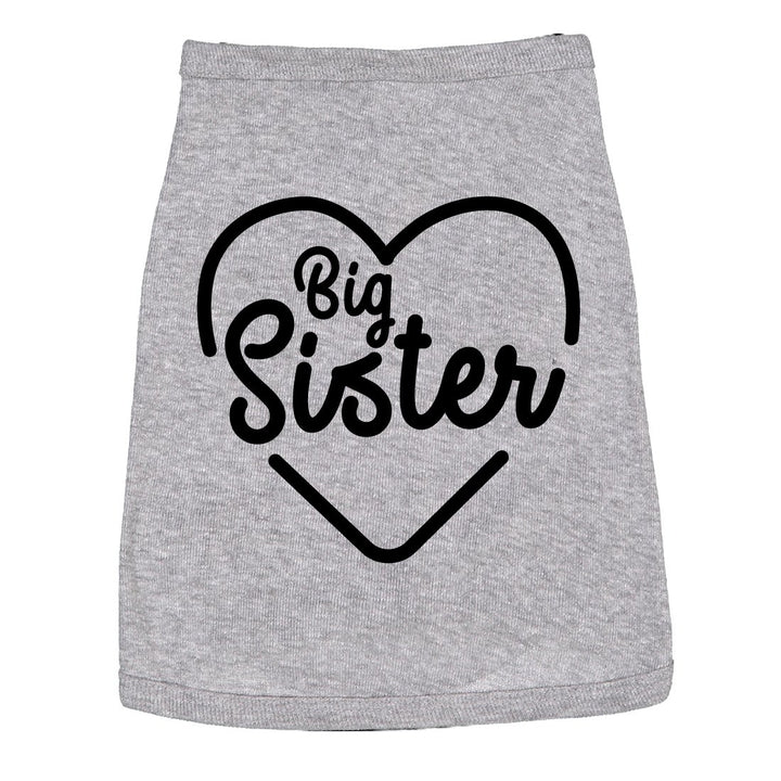 Dog Shirt Big Sister Cute Clothes For Family Pet Image 1