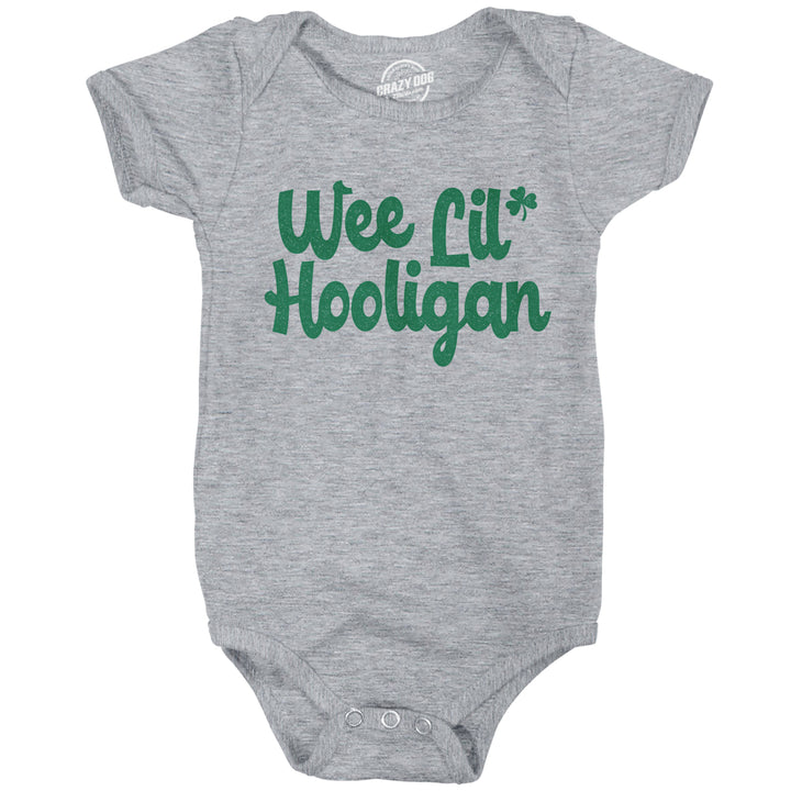 Creeper Wee Lil Hooligan T Shirt Funny Saint Patricks Day Baby Gift St Patty Tee Image 1