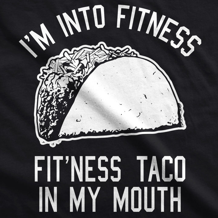 Cookout Apron Im Into Fitness FitNess Taco In My Mouth Funny Grilling Smock Image 2