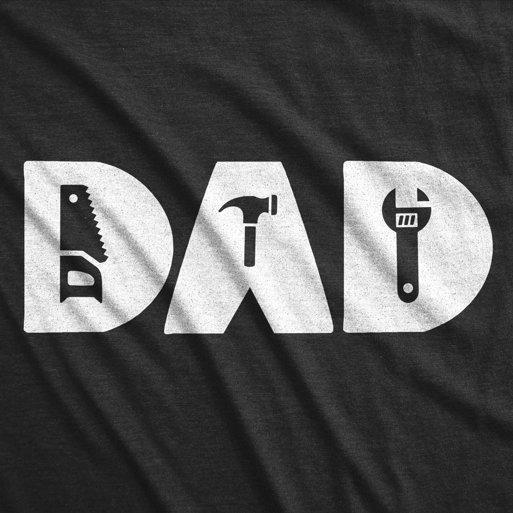 Mens Dad Tshirt Funny Handy Tools Fathers Day Novelty Tee Image 2