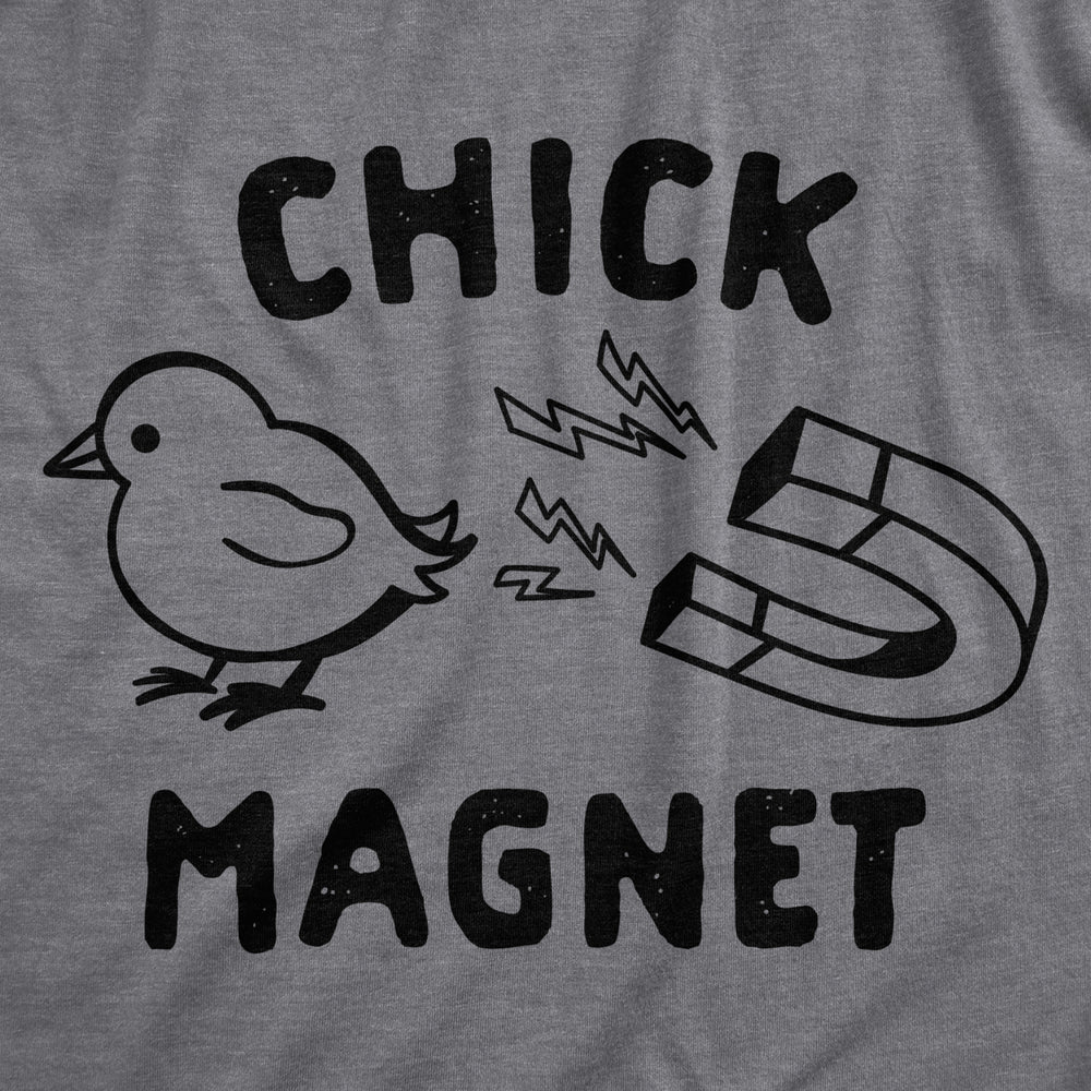 Mens Chick Magnet Tshirt Funny Easter Sunday Baby Chick Holiday Novelty Tee Image 2