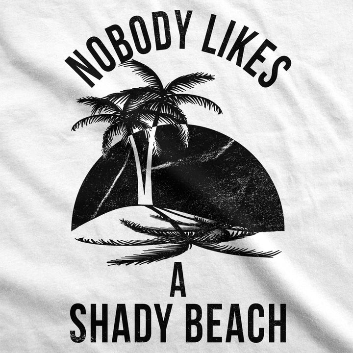 Mens Shady Beach Funny Cool Tees Sleeveless Gym Workout Novelty Fitness Tanktop Image 2