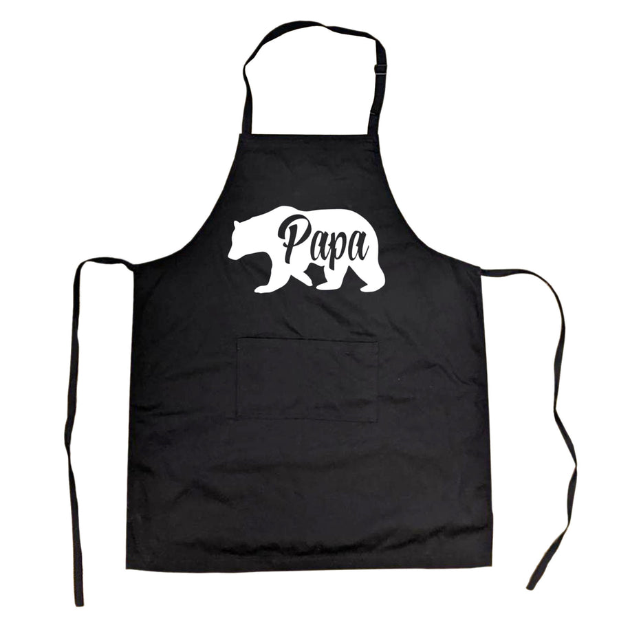 Cookout Apron Papa Bear Grilling Cooking Fathers Day Smock Image 1