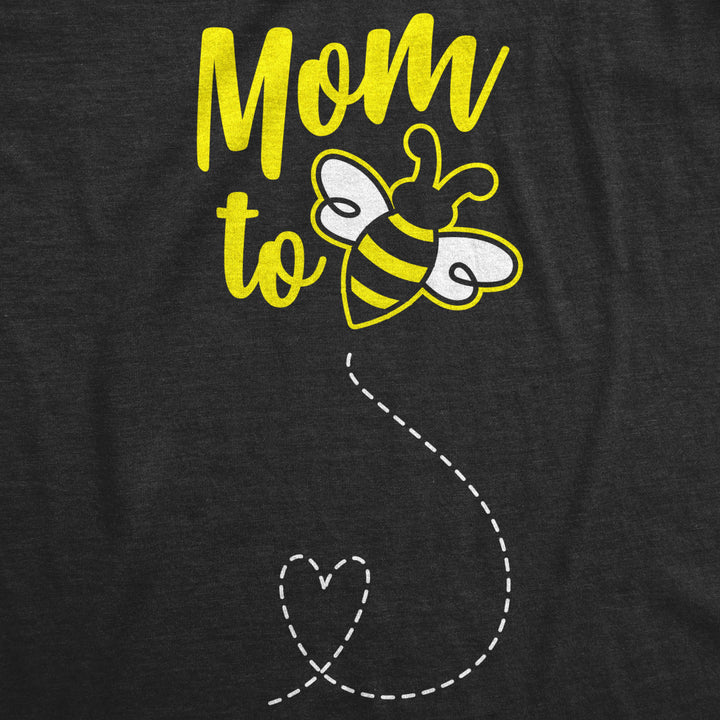 Maternity Mom To Bee Pregnancy Tshirt Funny Bumblebee Tee Image 4