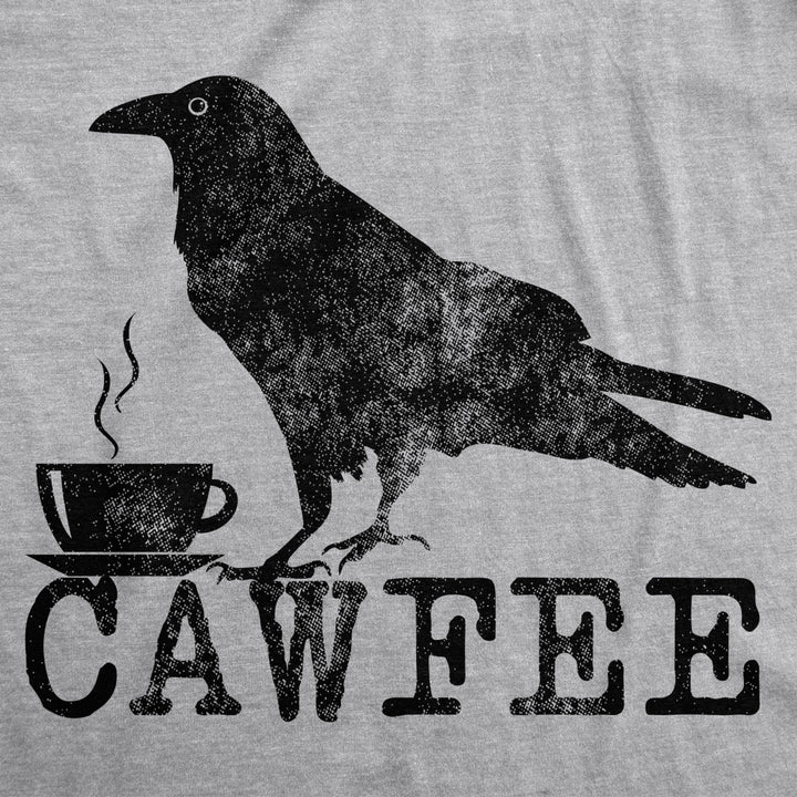 Mens Cawfee Tshirt Funny Coffee Drinking T Shirt Sarcastic Caffeine Joke Image 2