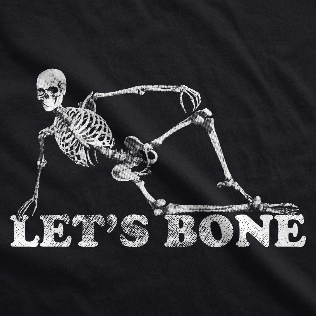 Mens Lets Bone T Shirt Funny Halloween Skeleton Tee Costume Ideas Image 2