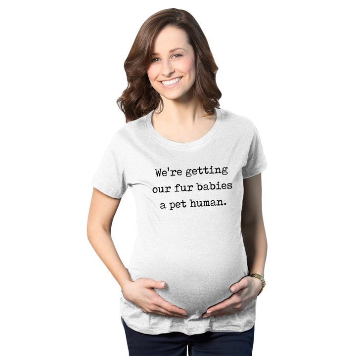 Maternity Were Getting Our faux Babies A Pet Human Cute Dog Baby Announcement Image 1