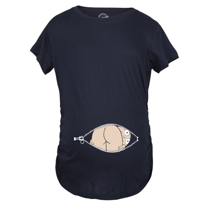 Maternity Baby Mooning Novelty Shirt Pregnancy Announcement Cute Bump Reveal Image 2