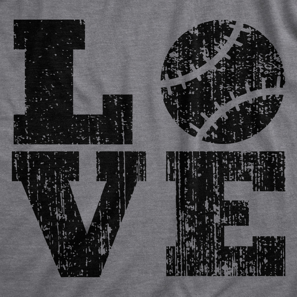 Womens LOVE Baseball Mama Funny Game Day Lover Cute Cool T shirt for Ladies Image 2