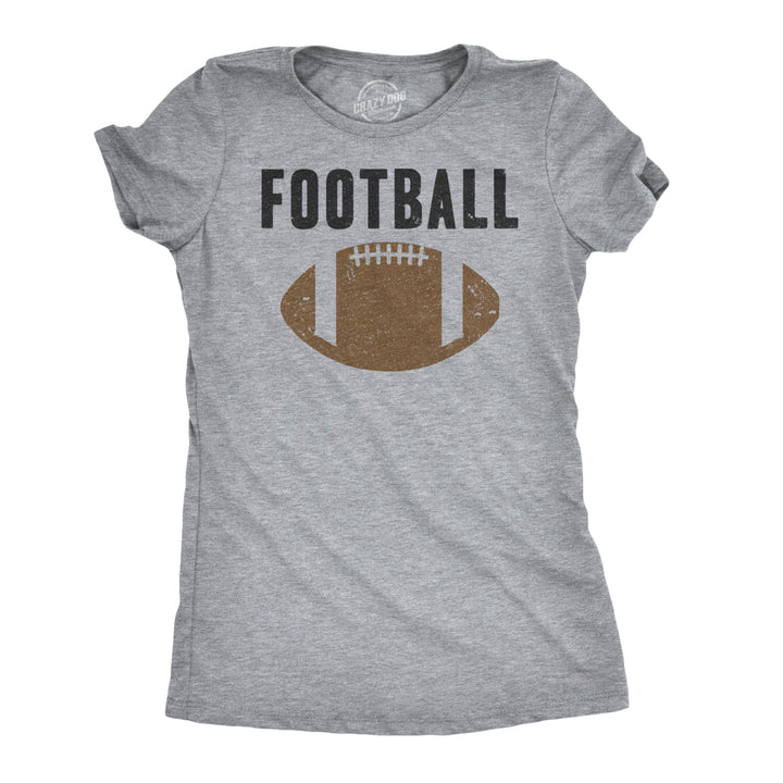 Womens Vintage Football T shirt Funny Sunday Game Day Tee for Ladies Graphci Image 1