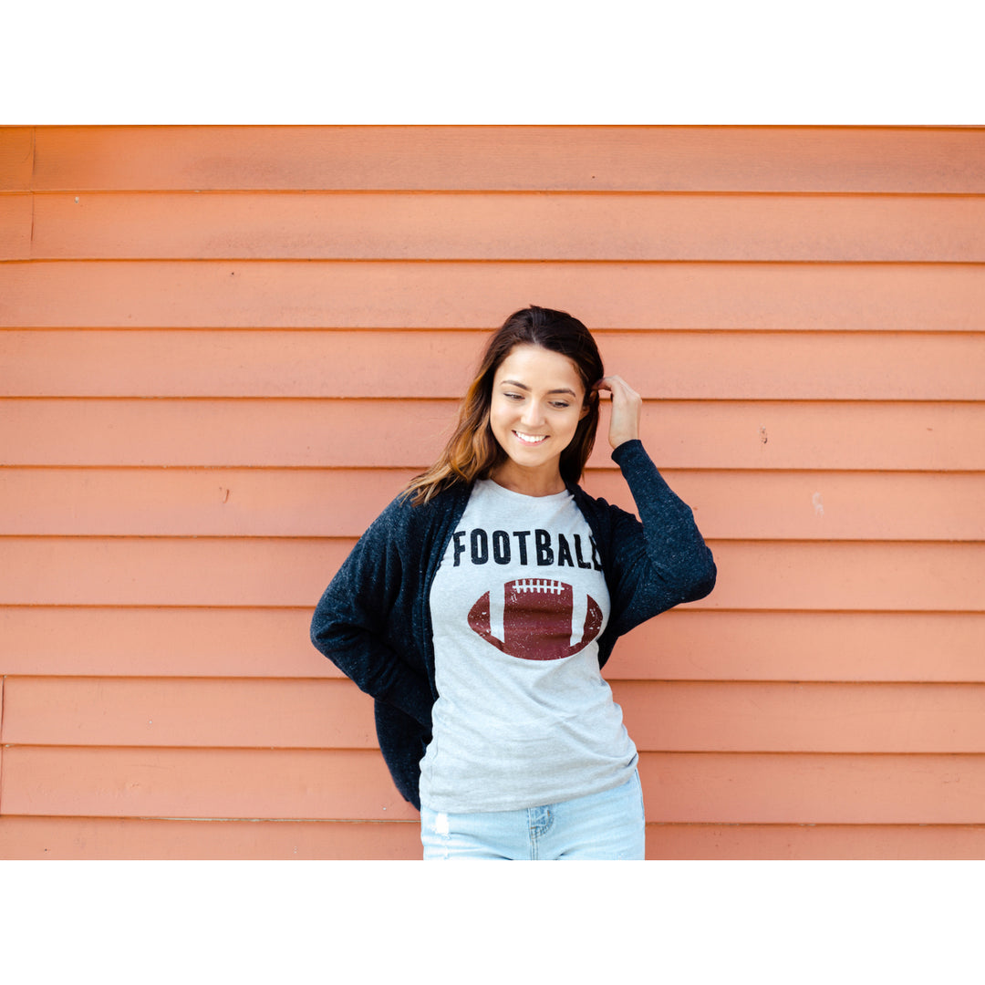 Womens Vintage Football T shirt Funny Sunday Game Day Tee for Ladies Graphci Image 6