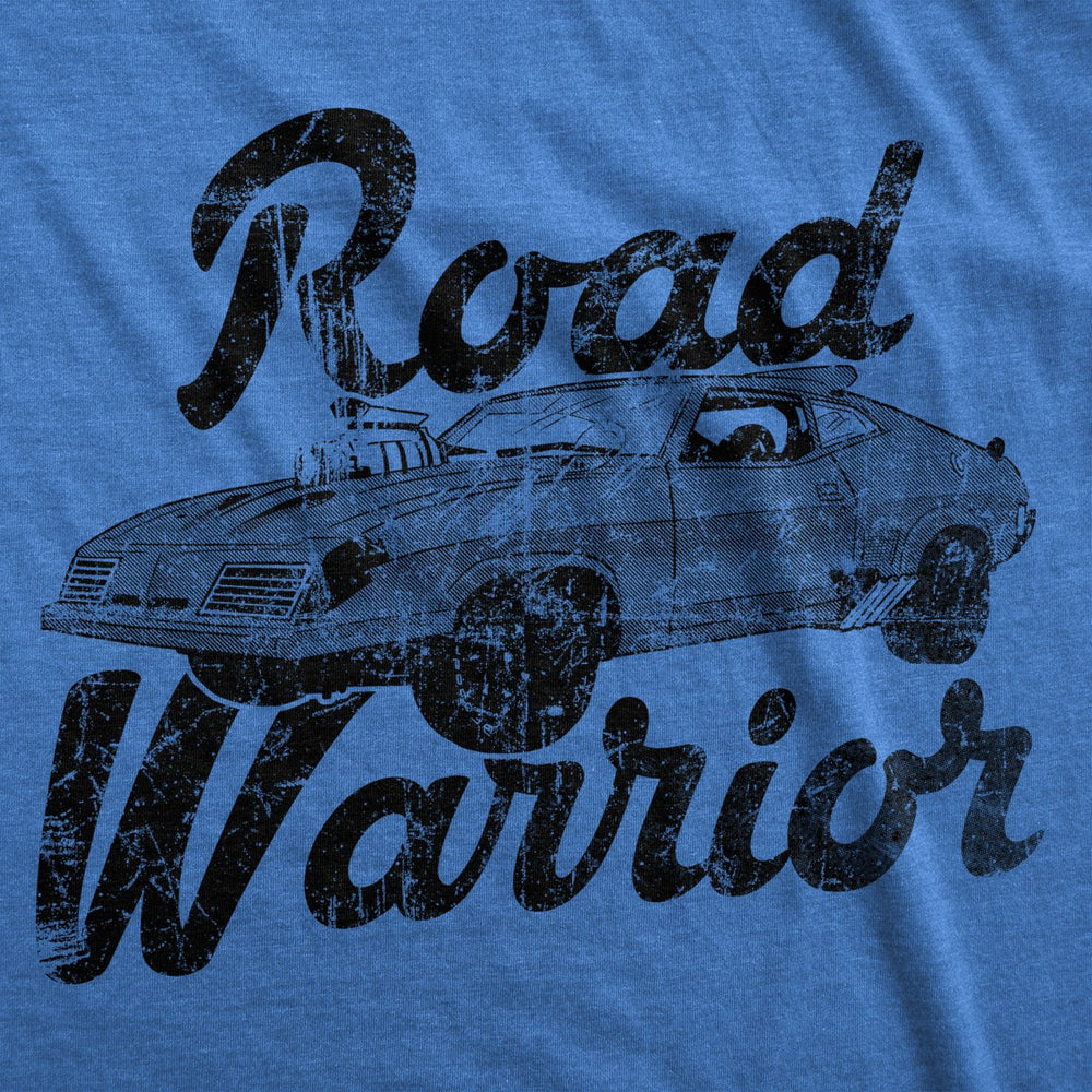 Road Warrior T Shirt Cool Vintage Movie Classic Car Racing Tee Image 2