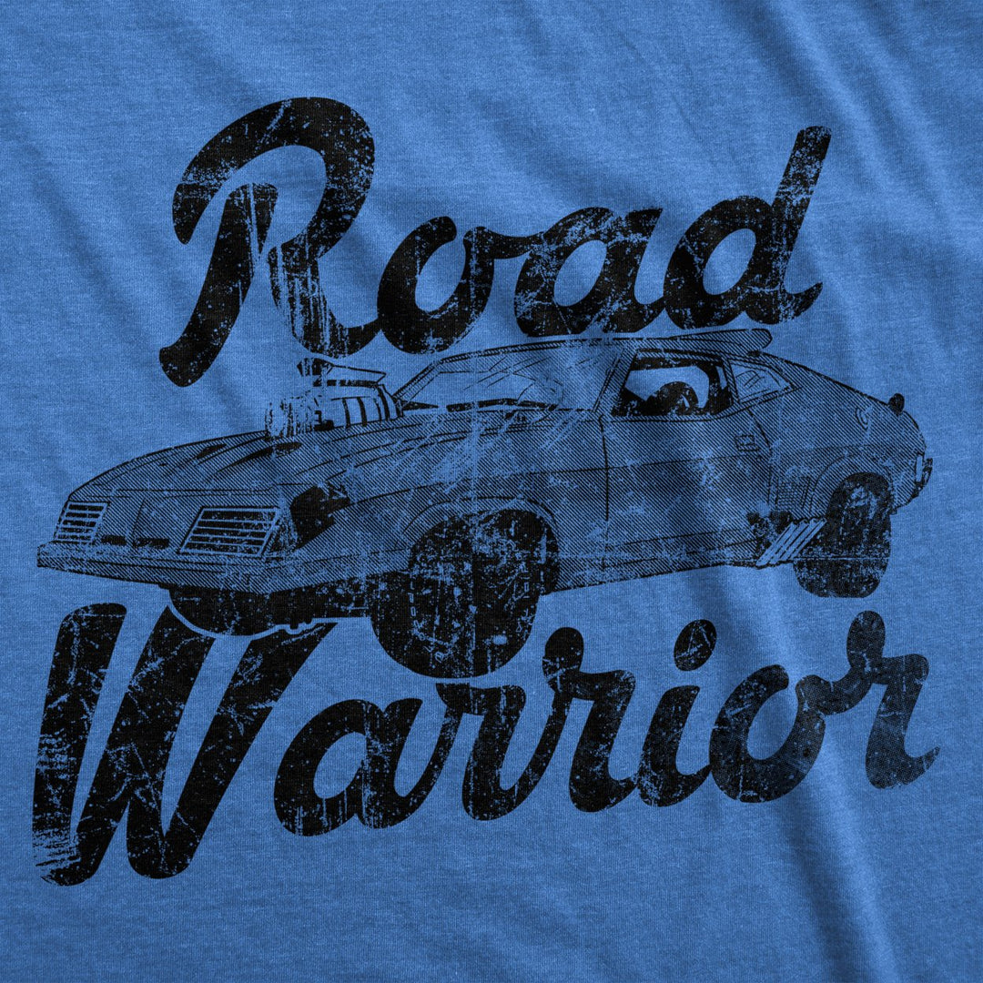 Road Warrior T Shirt Cool Vintage Movie Classic Car Racing Tee Image 2