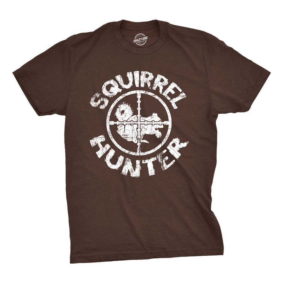 Youth Squirrel Hunter T Shirt Funny Hunting Shirt Squirrels Tee For Kids Image 1