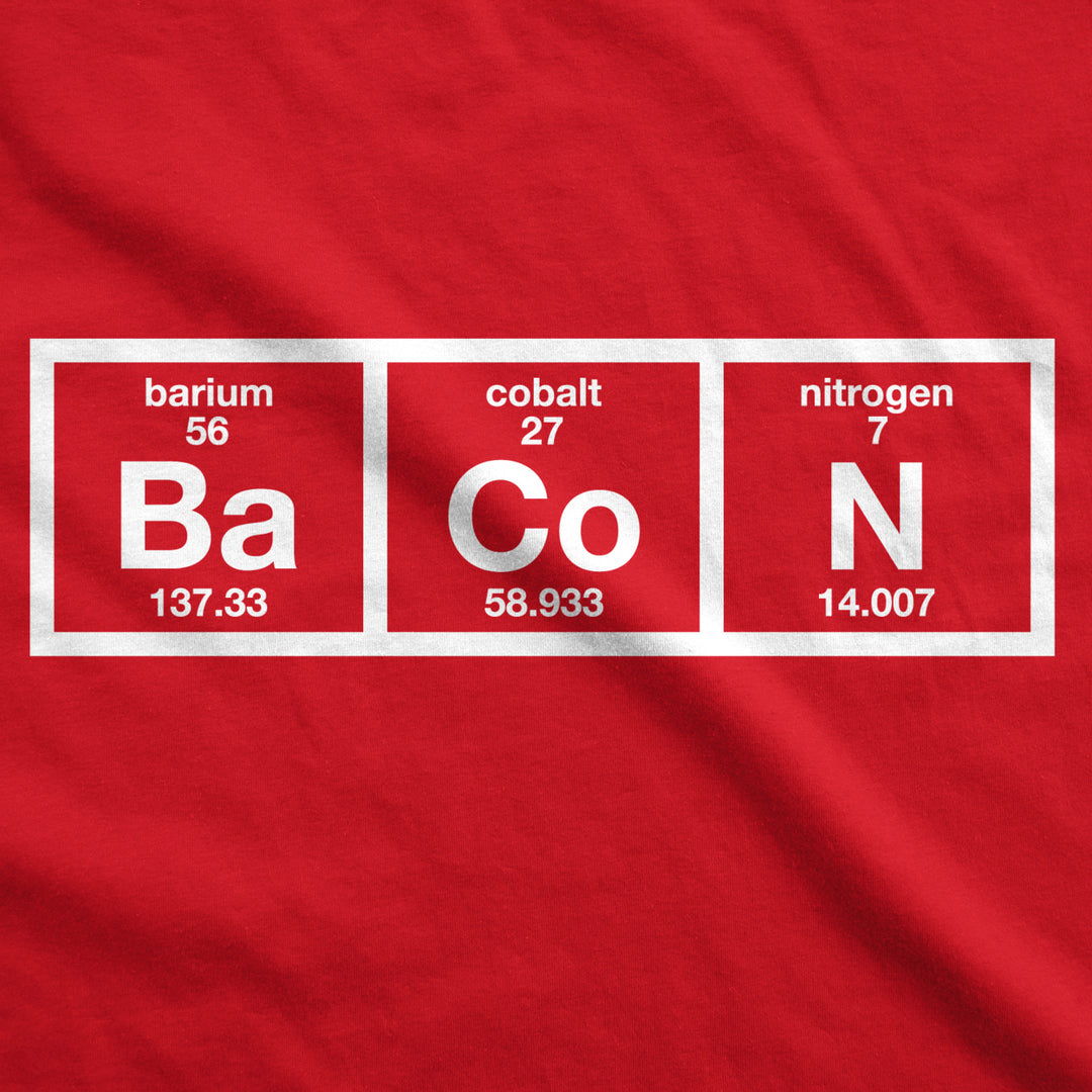 Chemistry of Bacon Hoodie Nerdy Periodic Element Breakfast Funny Sweatshirt Image 2
