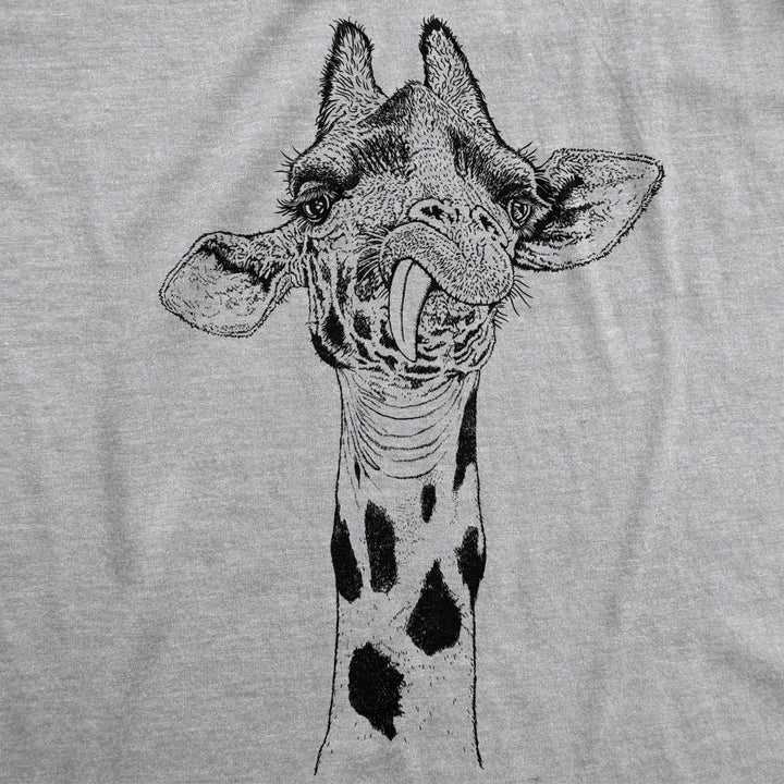 Ask Me About My Giraffe T Shirt Funny Animal Flip Cool Graphic Hilarious Tee Image 4