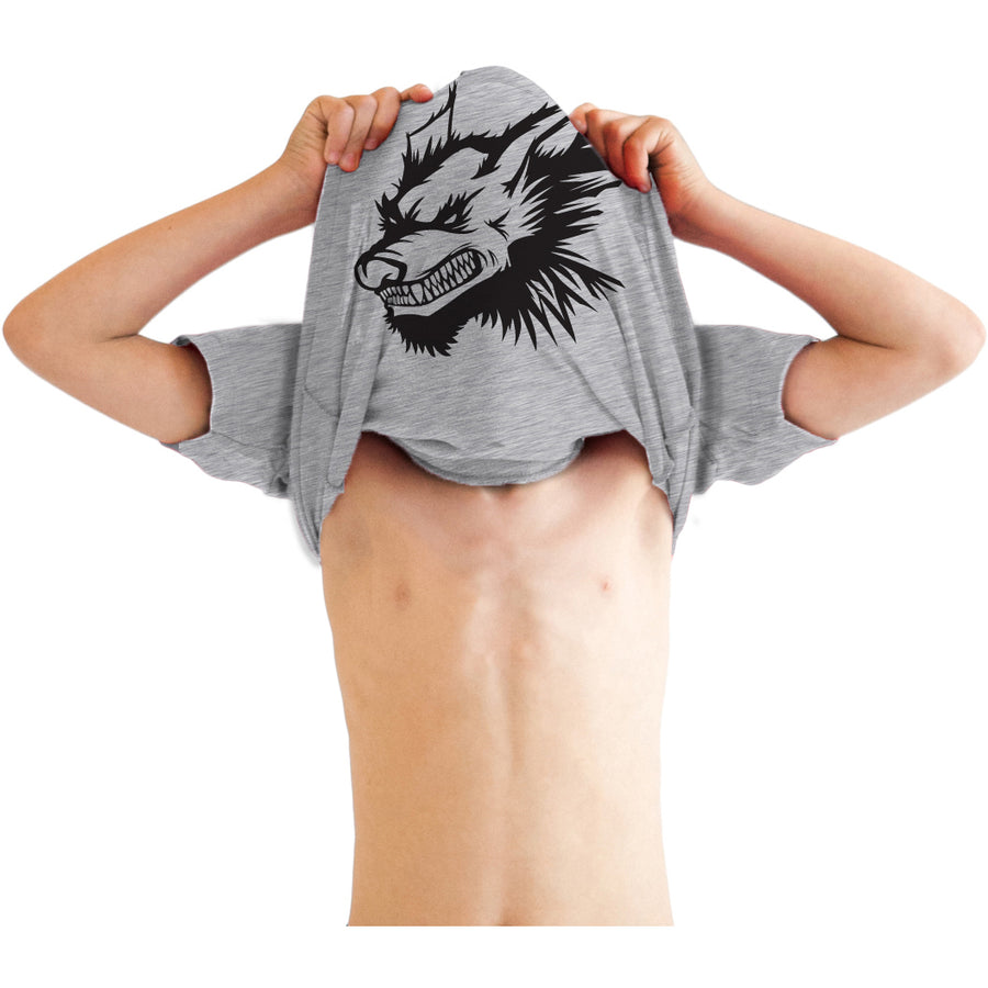 Youth Ask Me Why I Like Full Moons Awesome Werewolf T shirt Costume for Kids Image 1