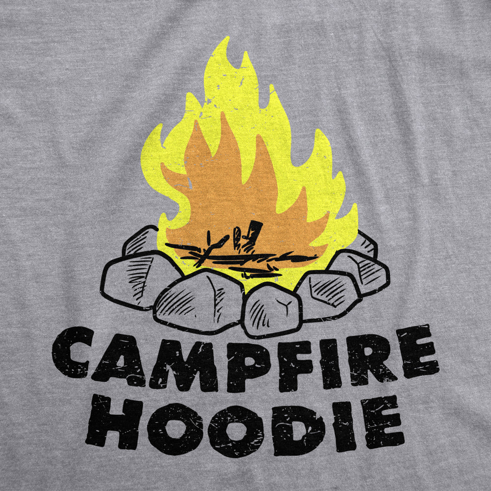 Campfire Hoodie Funny Happy Camper Summer Camping Outdoor Hooded Sweatshirt Image 2