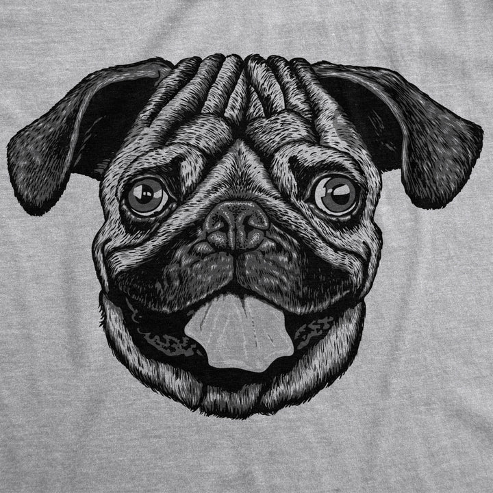 Ask Me About My Pug Face Flip T Shirt Funny Dog Dad Lover Owner Gift Hilarious Image 4