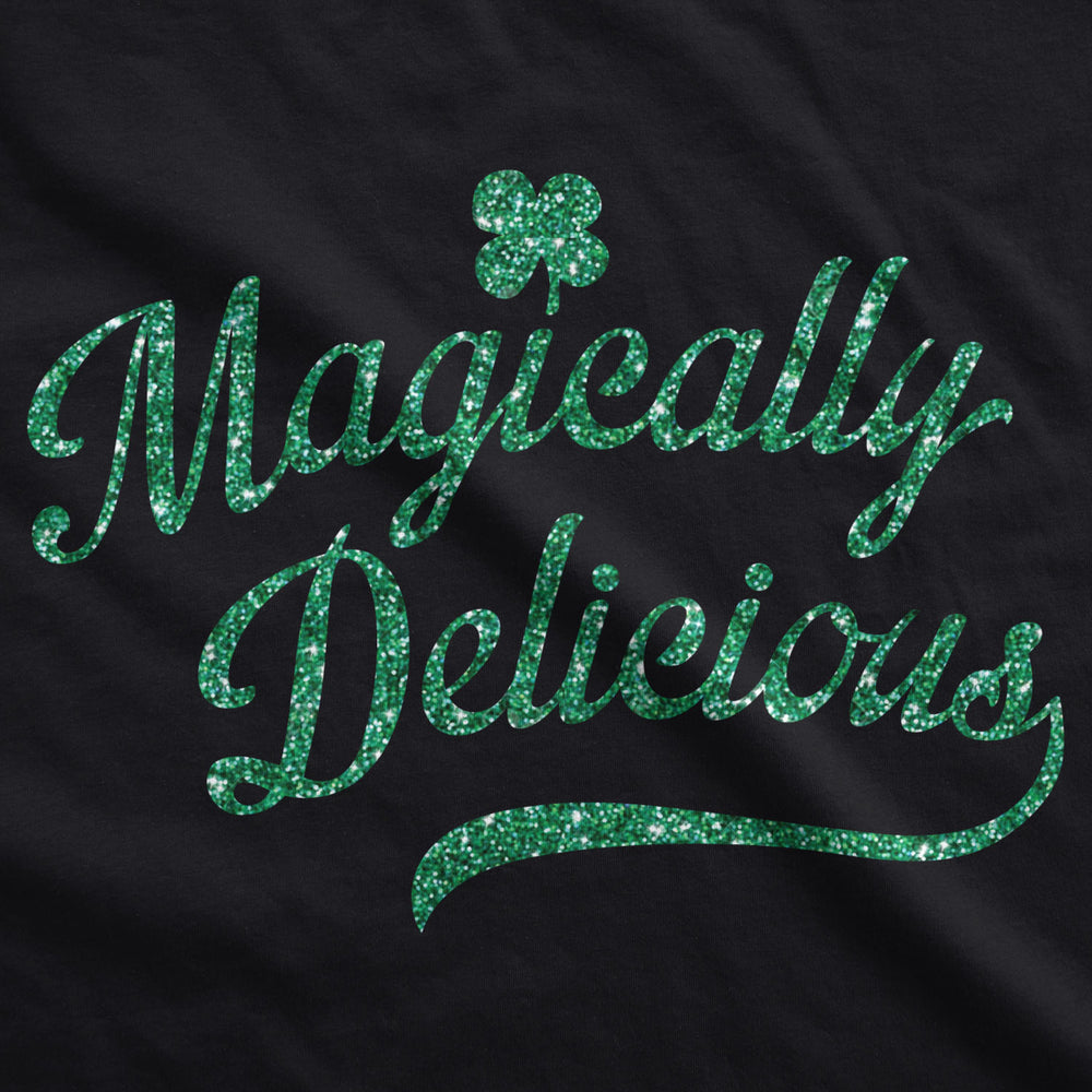 Womens Magically Delicious T Shirt Funny Irish Tee Image 2