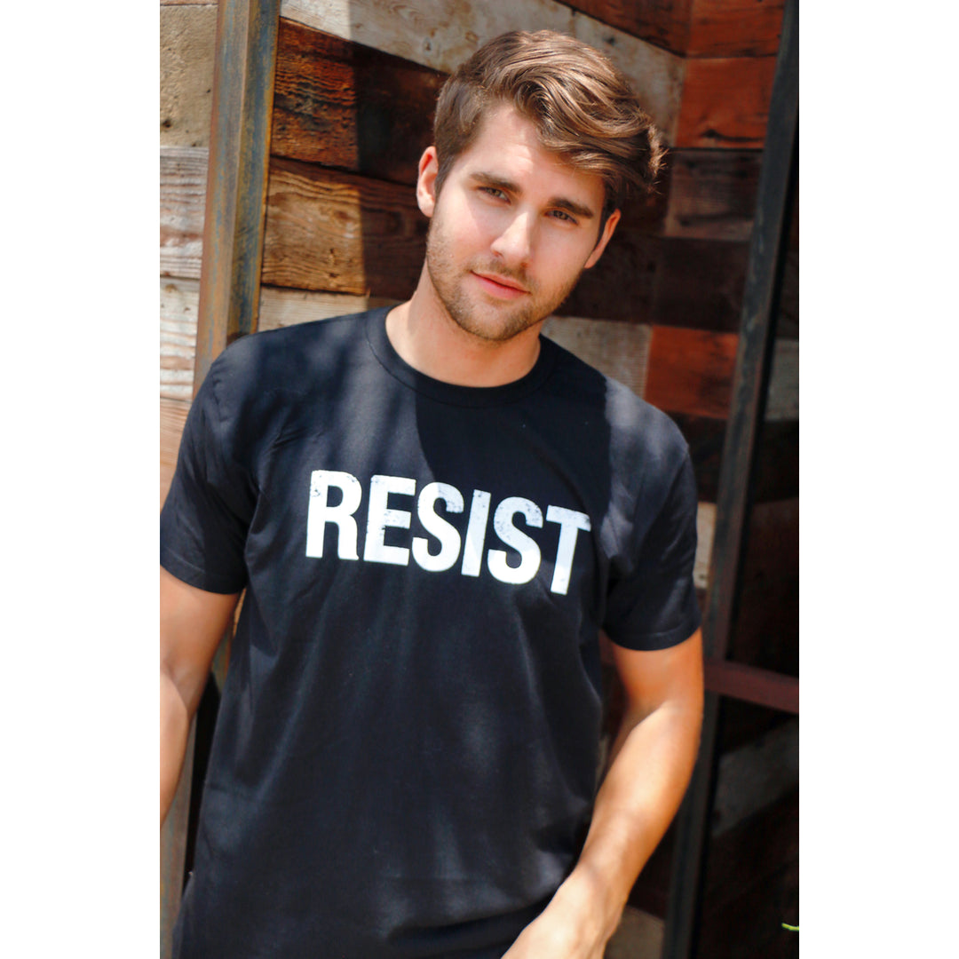 Mens Resist T Shirt Political Anti Authority Protest Tee Rebel Rally March Tee Image 6