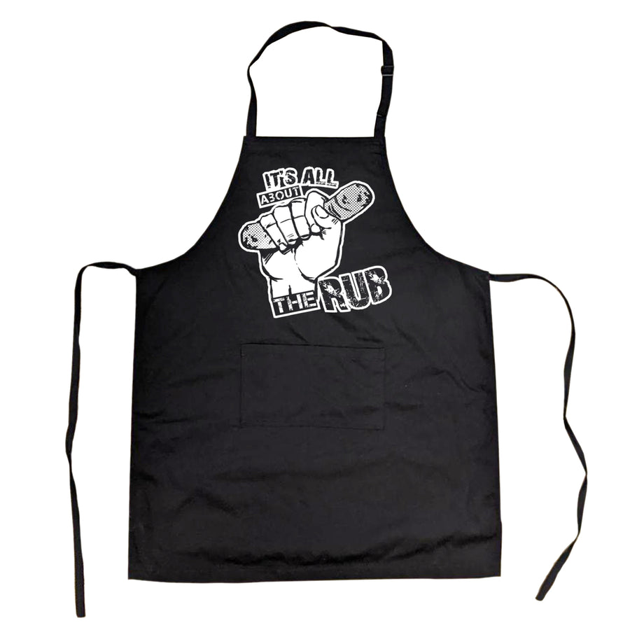 Cookout Apron All About The Rub Summer Grilling Smock Image 1