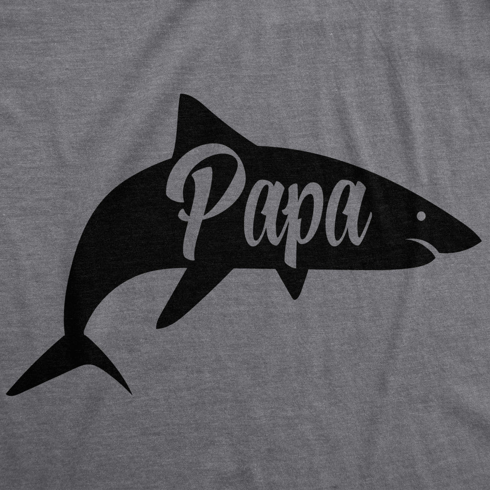 Mens Papa Shark Tshirt Funny Viral Song Do Do Do Tee Image 2