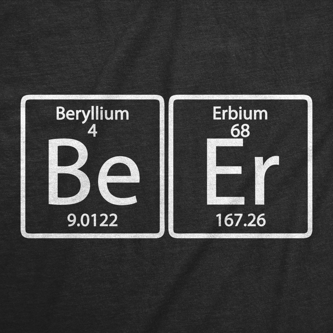 Element of Beer Nerdy Science T-Shirt Periodic Table Geek Graphic Tees Image 2