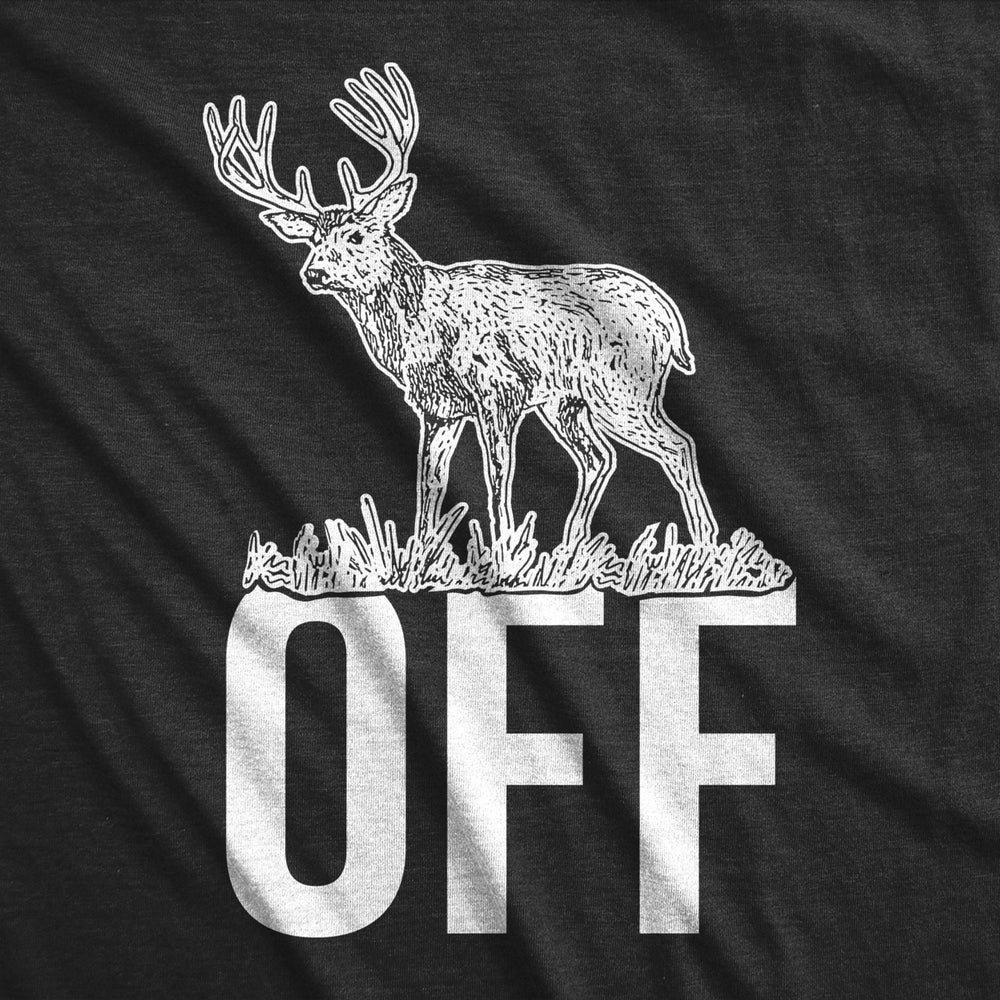 Mens Buck Off Funny T shirts Hunting Deer Tee Hilarious Offensive Novelty T shirt Image 2