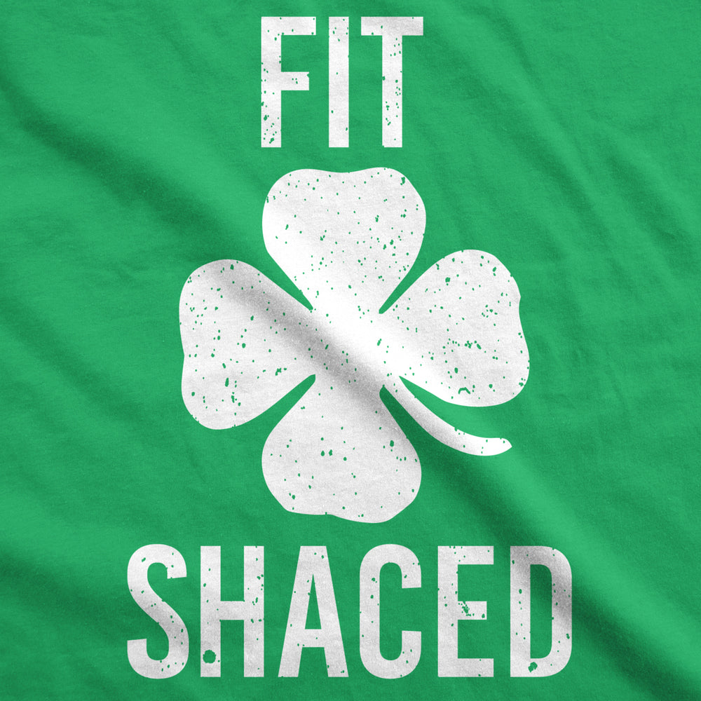 Womens Fit Shaced Funny Irish Clover Shamrock Saint Patricks Day Lucky T Shirt Image 2