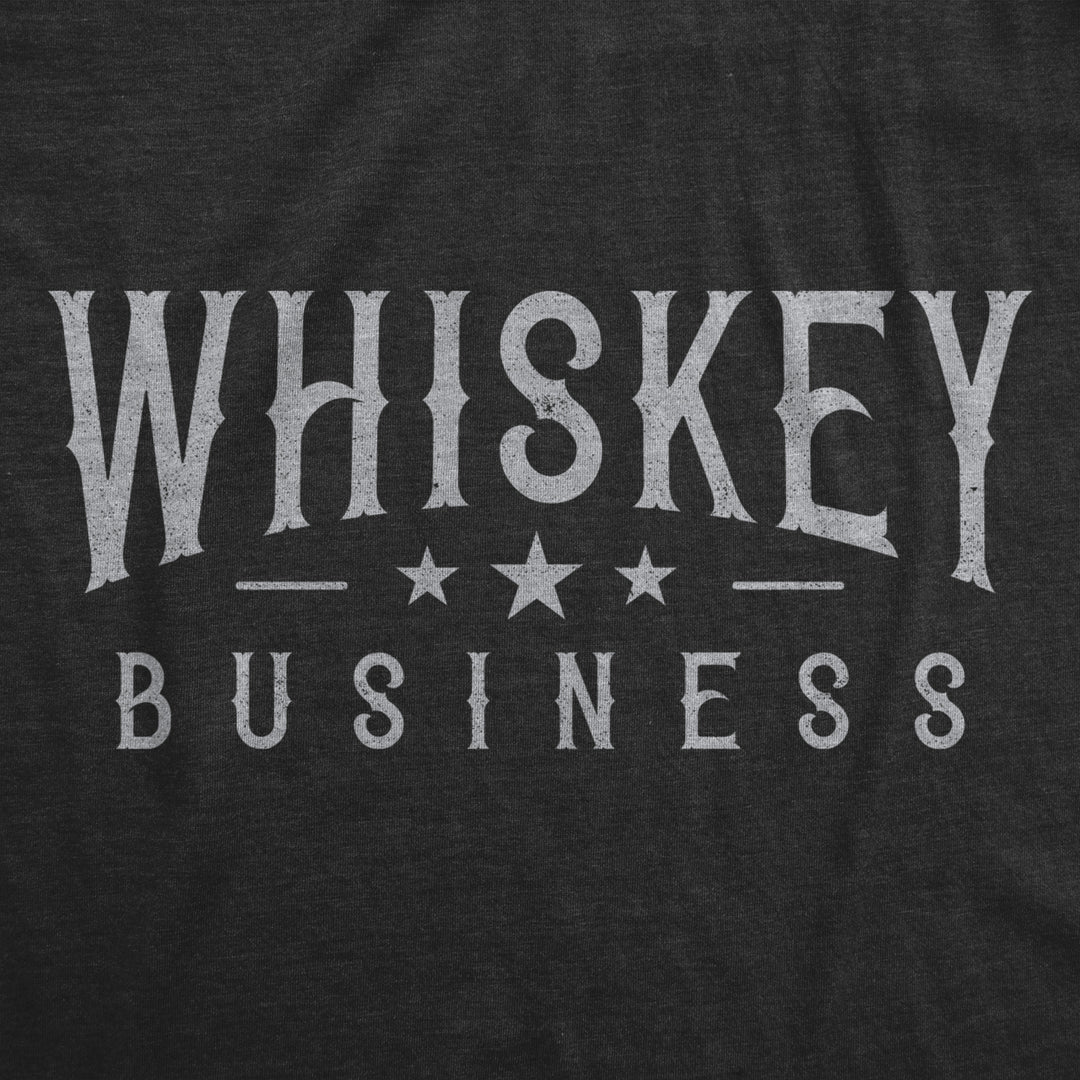 Womens Whiskey Business T shirt Funny Drinking Drunk Party Vintage Graphic Tee Image 2