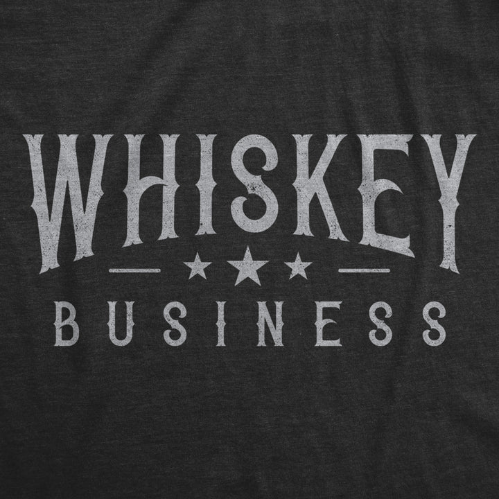 Womens Whiskey Business T shirt Funny Drinking Drunk Party Vintage Graphic Tee Image 2