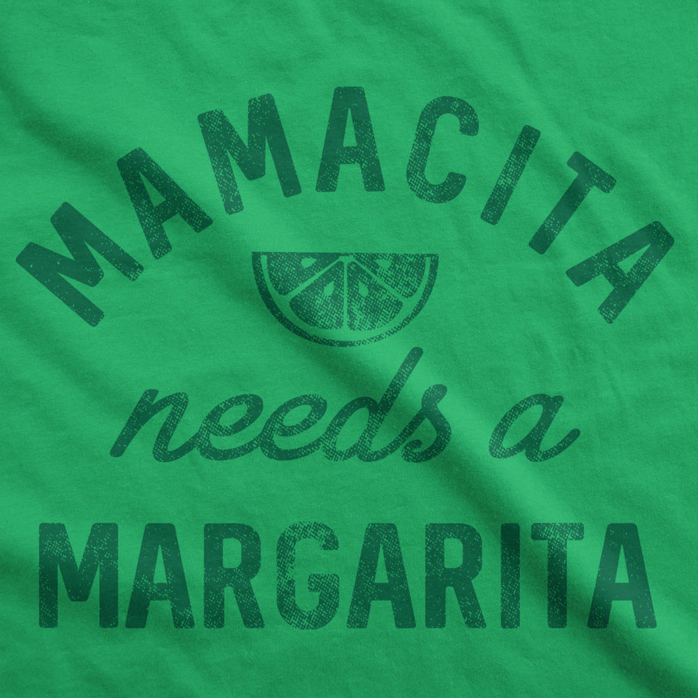 Womens Mamacita Needs A Margarita Tshirt Funny Tequila Tee Image 2