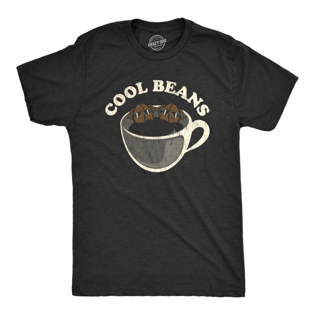 Mens Cool Beans Tshirt Funny Coffee Lover Cafe Barista Graphic Tee Image 1