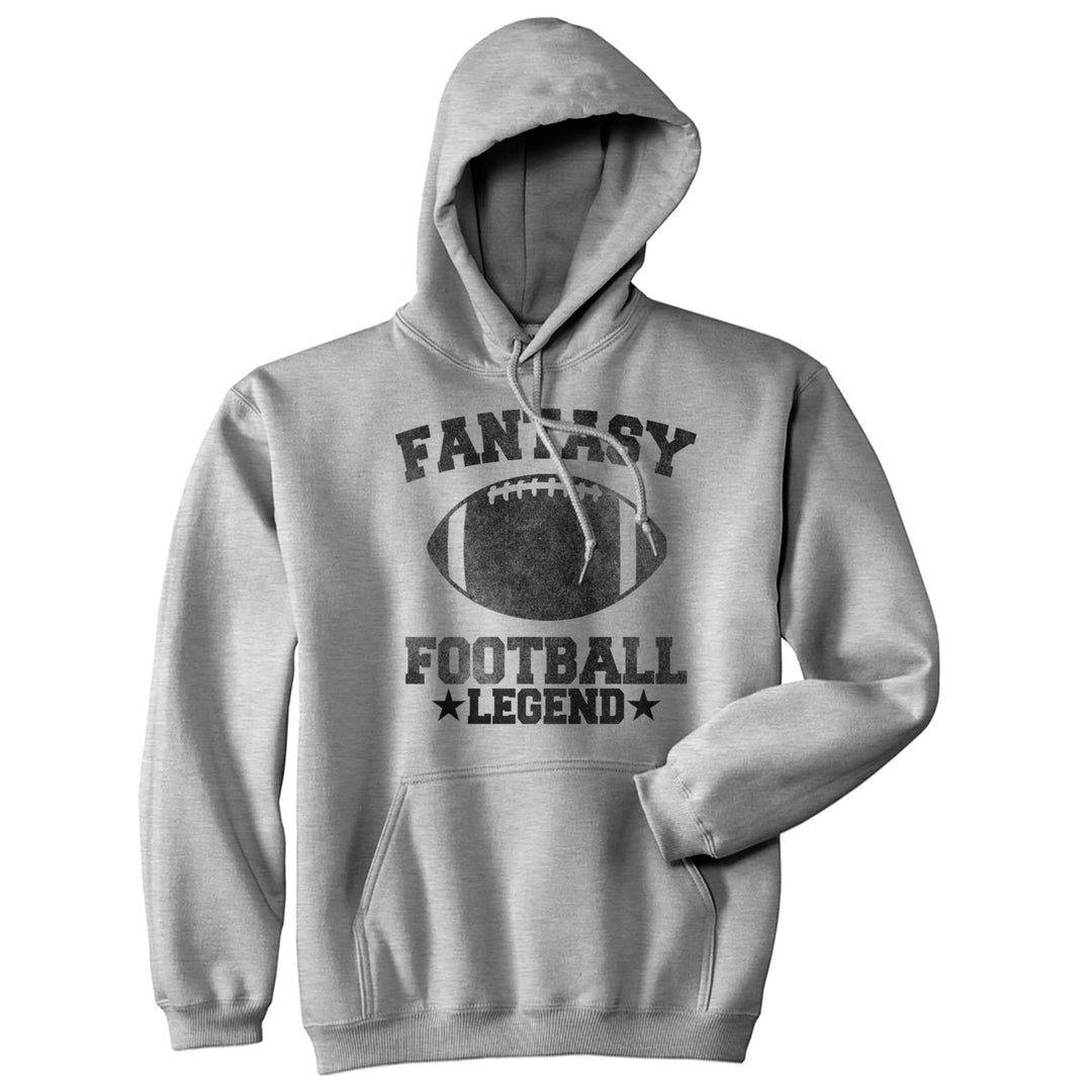 Fantasy Football Legend Hoodie Funny Top Funny  Cool Sweatshirt Image 1