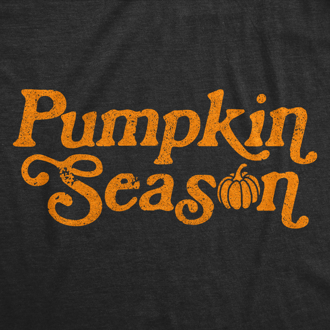 Womens Pumpkin Season Tshirt Funny Fall Autumn Halloween Graphic Novelty Tee Image 2