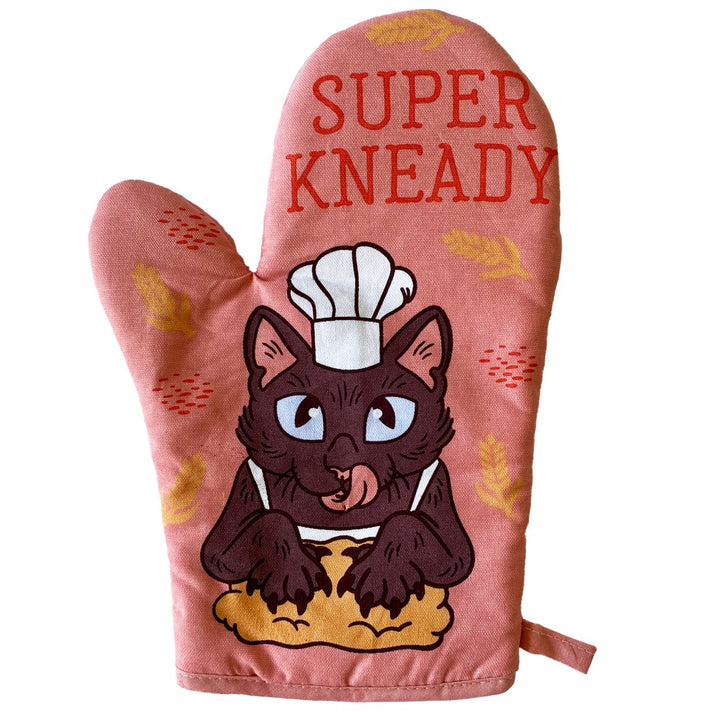 Super Kneady Oven Mitt Funny Pet Kitty Cat Lover Baking Kitchen Glove Image 1