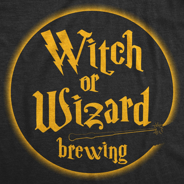 Maternity Witch Or Wizard Brewing Tshirt Funny Halloween Pregnancy Tee Image 2