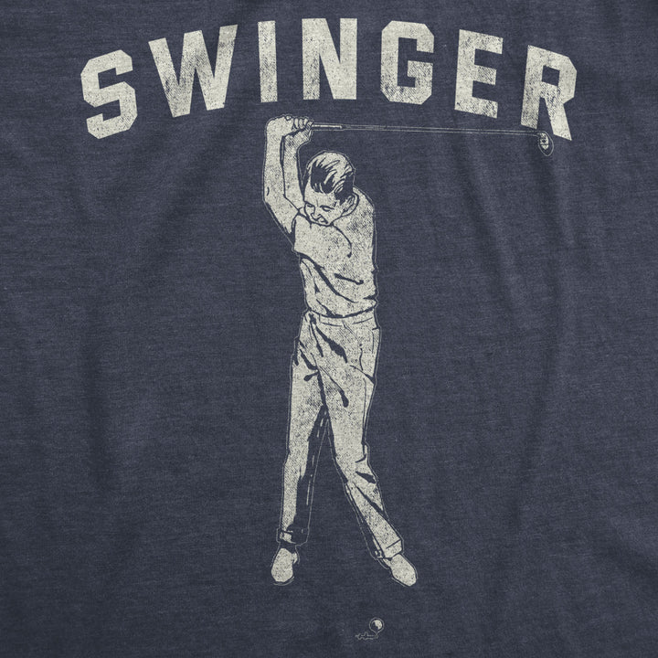 Mens Swinger Tshirt Funny Golf Sexual Innuendo Tee Image 2