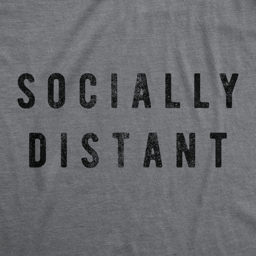 Womens Socially Distant Tshirt Funny Social Distancing ***** Novelty Tee Image 2