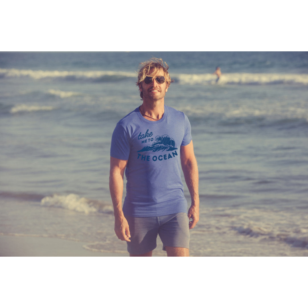 Mens Take Me To The Ocean Tshirt Cute Beach Vacation Tee Image 4