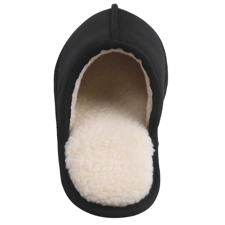 Mens Suede Closed Toe Scuff Slipper Comfy Memory Foam Clog Lightweight Warm House Bedroom Shoes Image 4