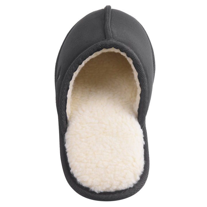 Mens Suede Closed Toe Scuff Slipper Comfy Memory Foam Clog Lightweight Warm House Bedroom Shoes Image 11