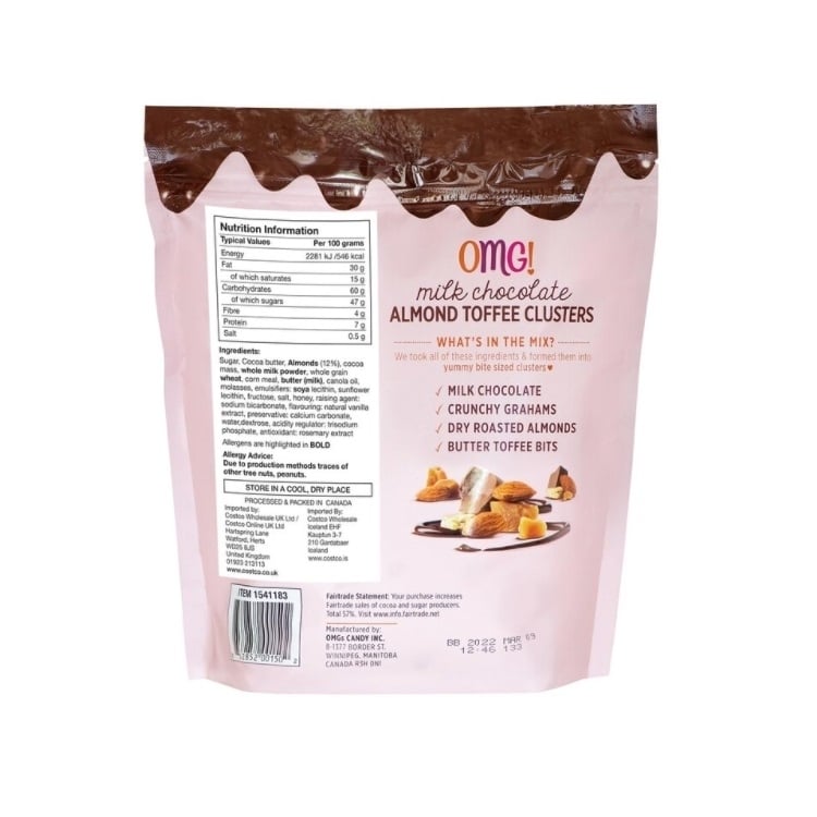 OMG! Milk Chocolate Almond Toffee Clusters24 Ounce Image 2